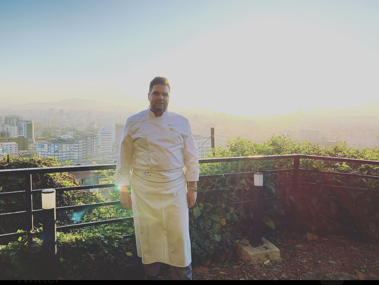 Inaugurazione primo dei 4 ristoranti in Addis Abeba, Mattia Martino Executive chef